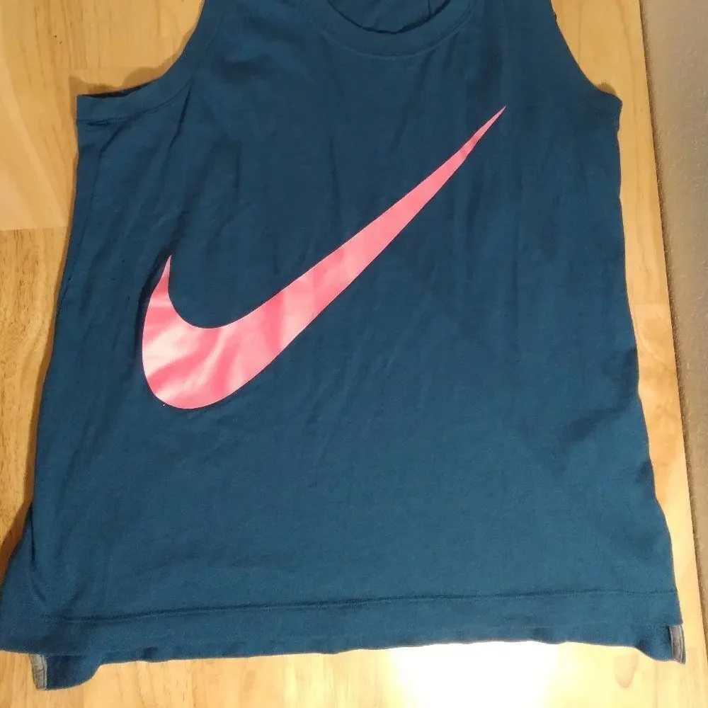 Vintage Nike Big Large Swoosh Logo Tank Top